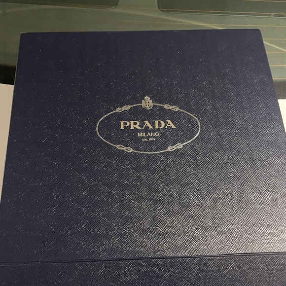 WORN ONCE! UNISEX (WOMENS 8/MEN 5 1/2) PRADA SNEAKERS. EXCELLENT CONDITION! - Picture 2 of 13